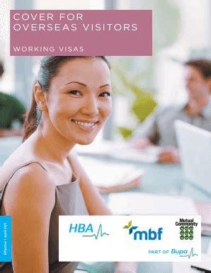 bupa overseas visitor cover